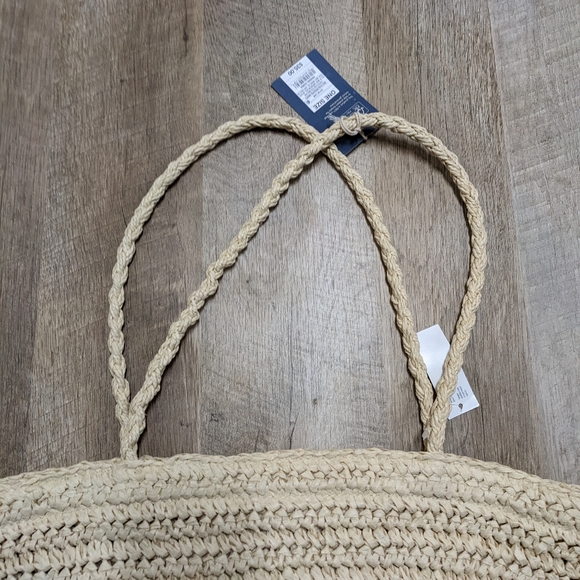 Universal Thread Beach Shoulder Bag 100% Paper Multi Color - Picture 6 of 12